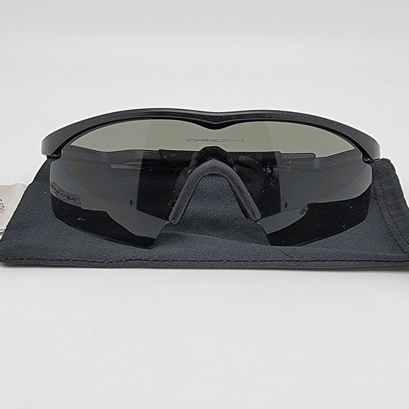 Oakley 06-556 M Frame Gen 2 Black Frame Grey Strike Lens Sunglasses w/ Case